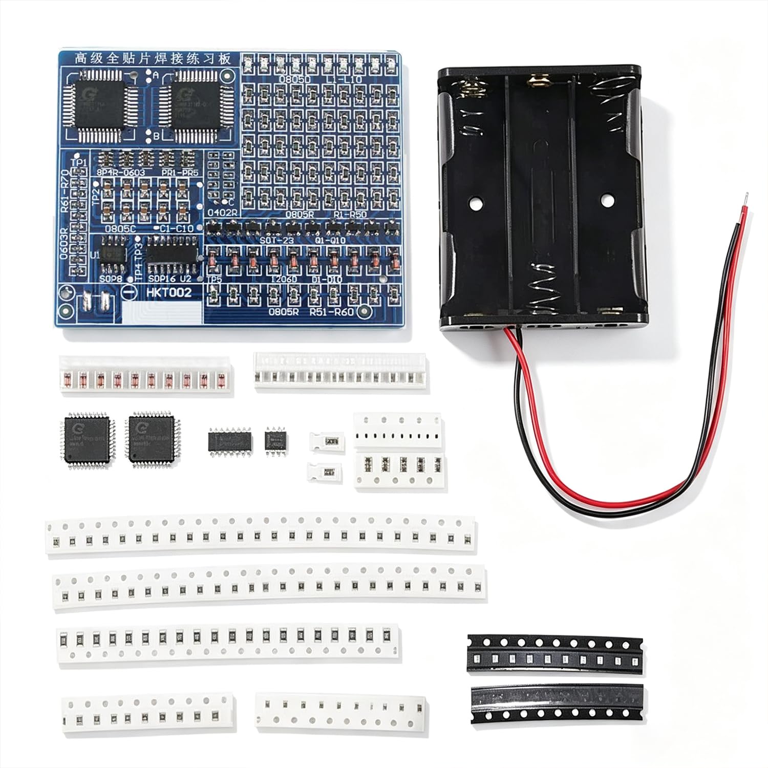 ISolderStore Kit elettronico fai da te SMD Kit di pratica di saldatura Kit fai da te Progetto di saldatura per adolescenti bambini adulti regalo di Natale del Ringraziamento
