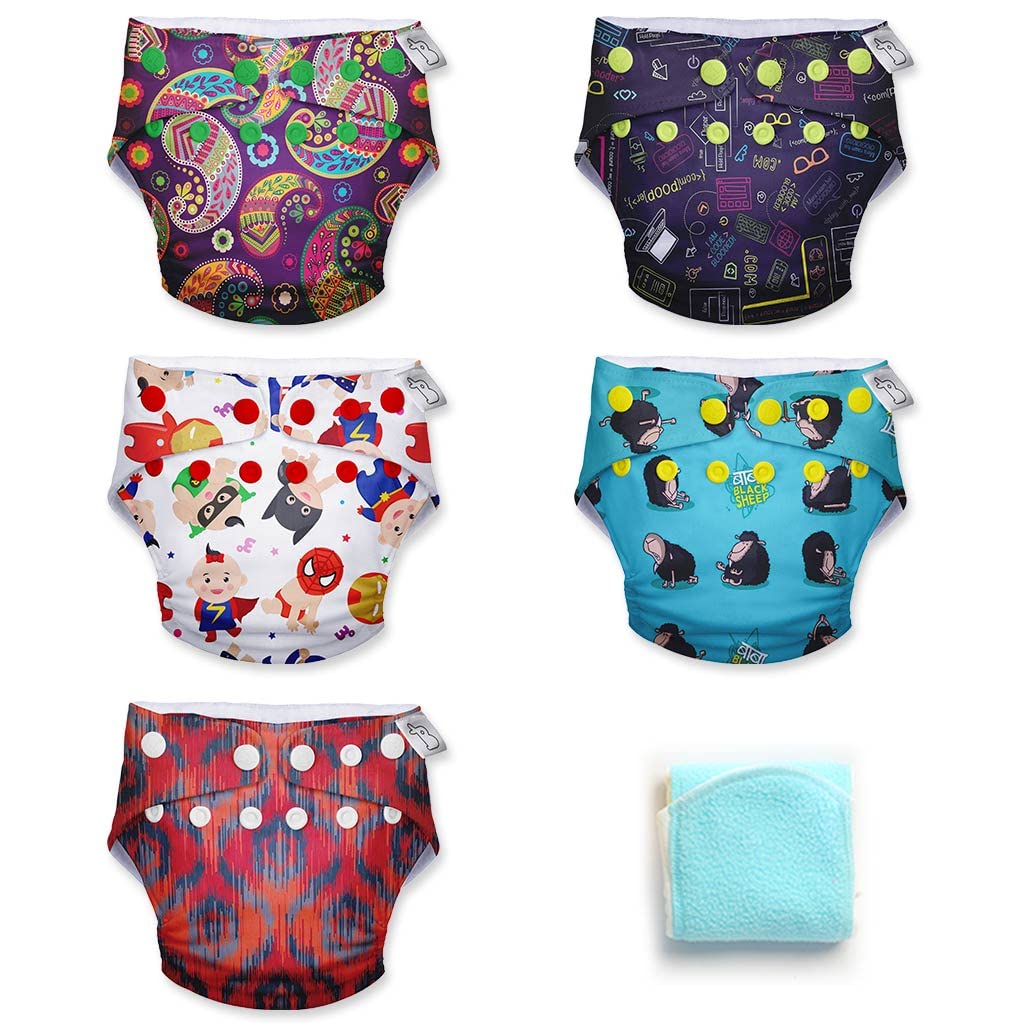 Buy SuperBottoms Cloth Diapers for babies 5 UNO Waterproof Outers