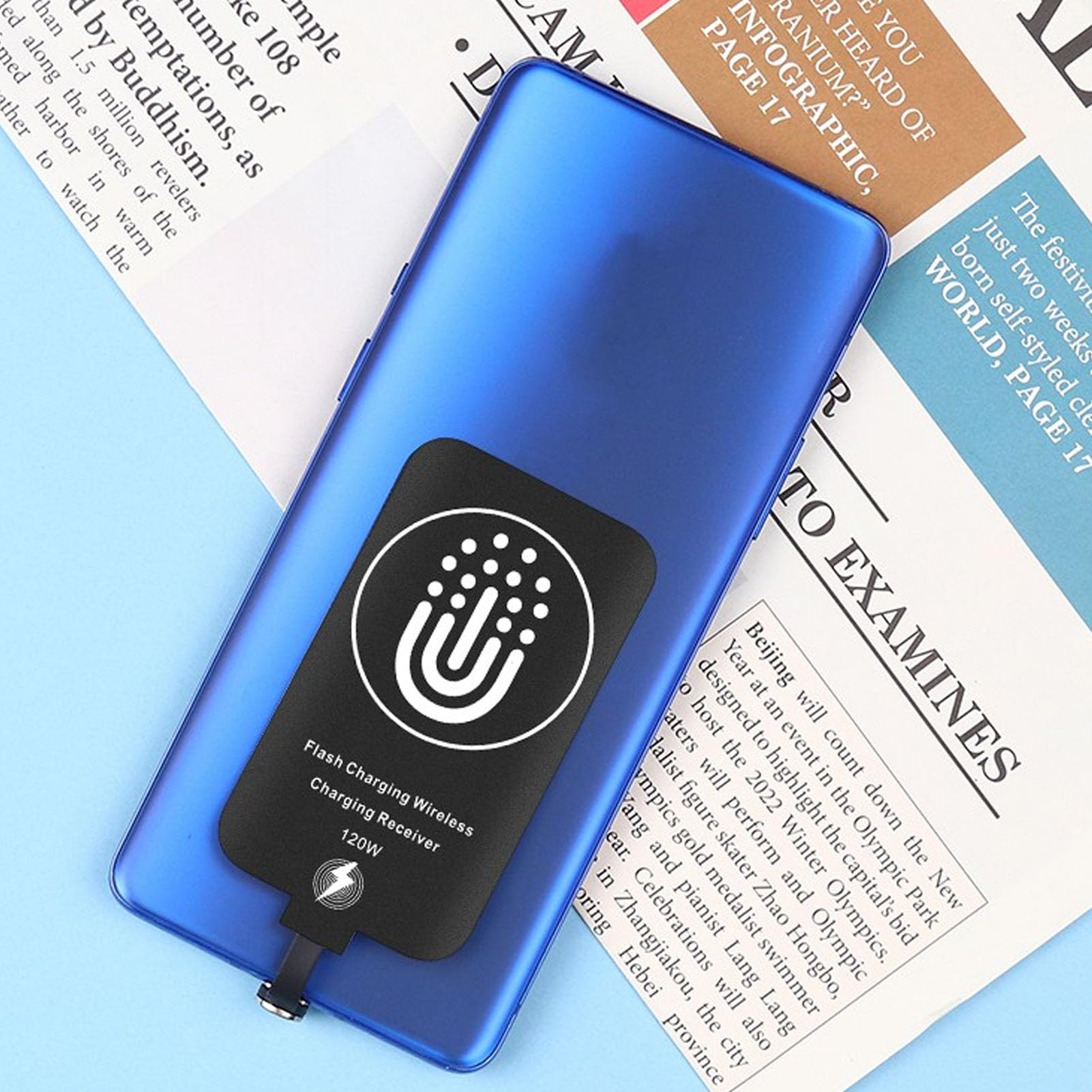 120W Typ C Kabelloser Ladeempfänger - Dünner, Leistungsfähiger USB C Wireless Charger