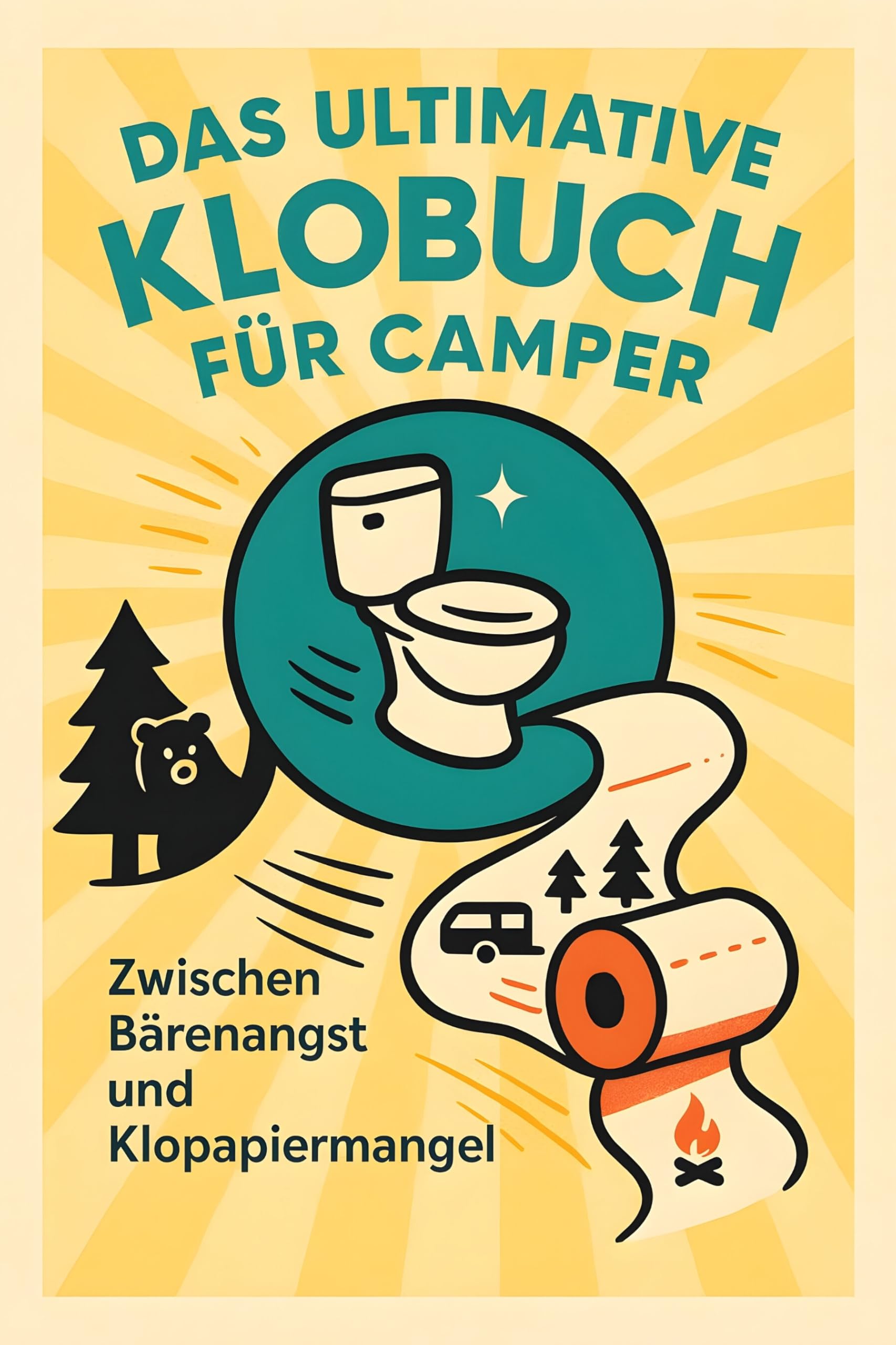 Das ultimative Klobuch für Camper: Zwischen Bärenangst und Klopapiermangel. Lustiges Geschenk mit Lifehacks, Fun Facts und Geschichten