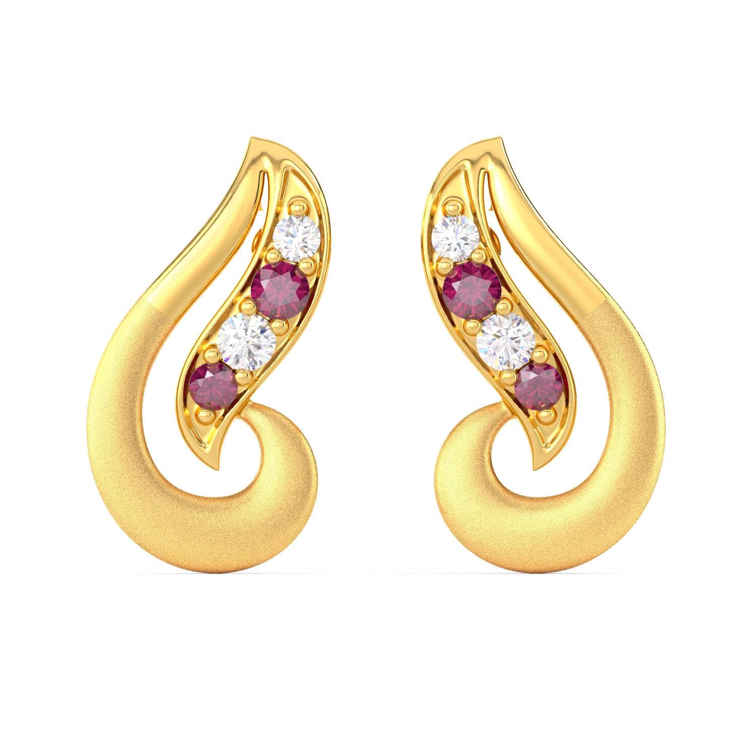 Joyalukkas 22KT Gold Earrings For Women (B07LG4PJGB) Amazon Price History, Amazon Price Tracker