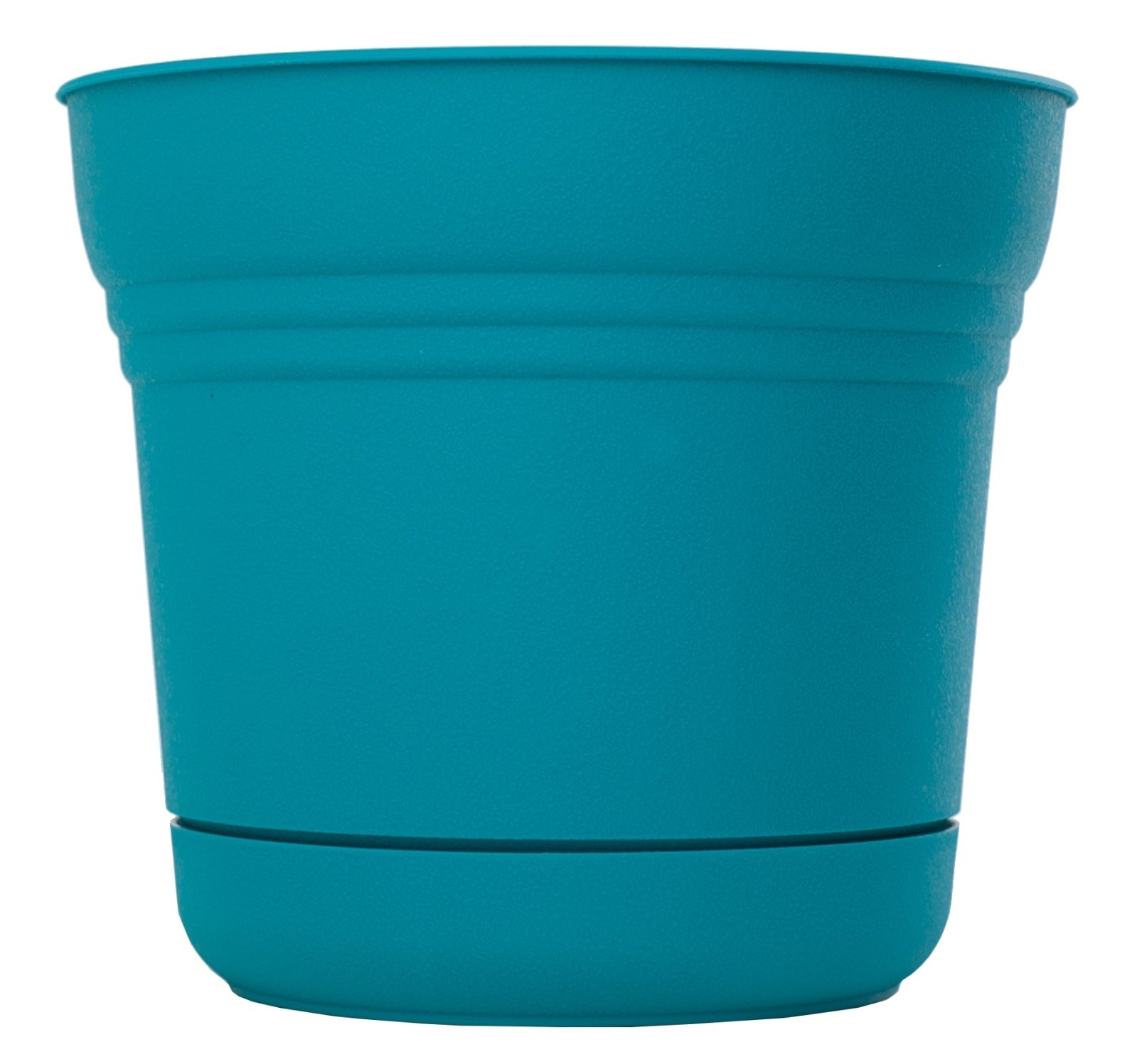 Vaso Bloem Saturn Con Sottovaso Integrato – 17,8 Cm, Resistente UV, Per Interni/esterni – Plastica Riciclabile
