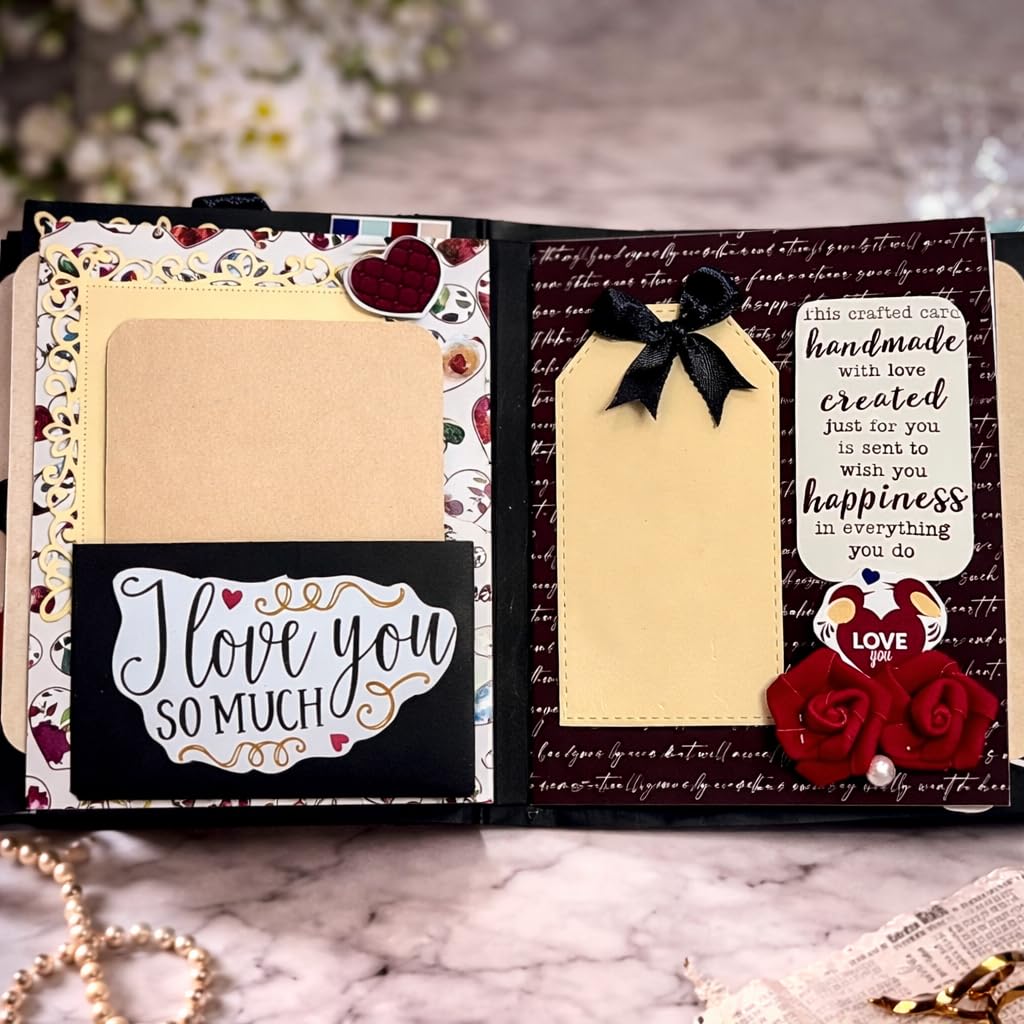 Valentine's Day Scrapbook - Handmade Gift -3