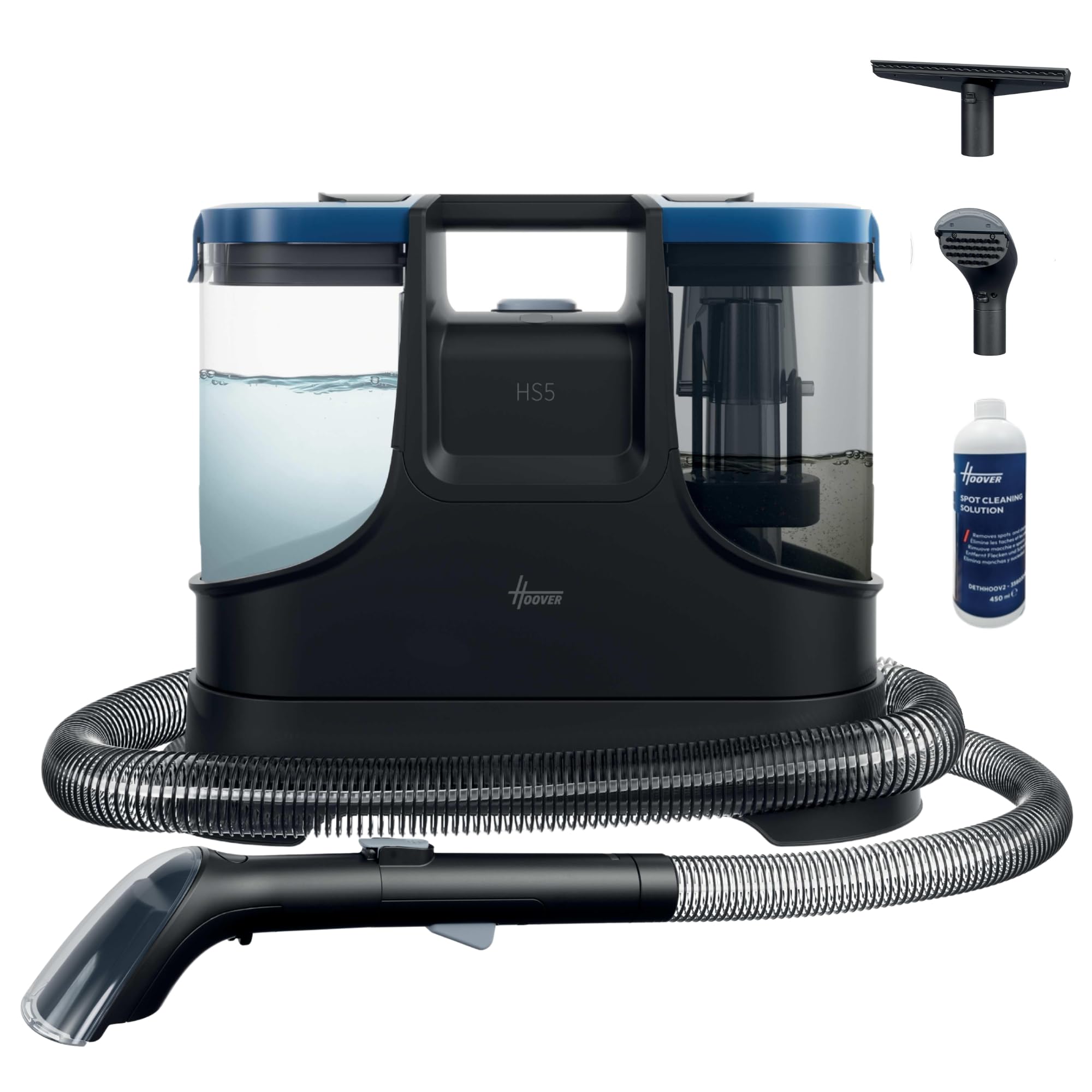 Hoover Hoover HS5 Spot Cleaner and Stain Remover - Wash and Dry Carpets, Sofas, Upholstery, Car Seats and Glass, Window Cleaning Access