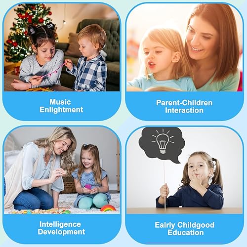 Miniatura 34 de Soulmate Xilófono, instrumento de xilófono Glockenspiel de 25 notas para niños, juguete musical de metal, instrumento de percusión profesional