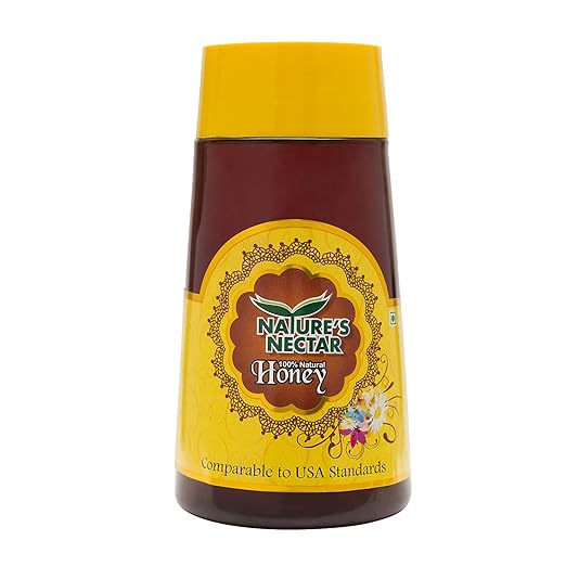 Nature's Nectar Natural Honey | 100% Pure Honey | 500gm | NMR Tested | Zero Adulterants