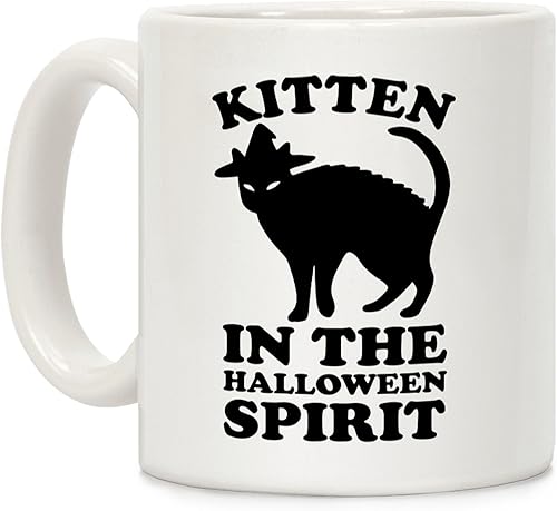 Miniatura 8 de LookHUMAN Village Witch - Taza de café espeluznante de Halloween y taza de café de bruja, tazas de café con impresión de doble cara como taza de