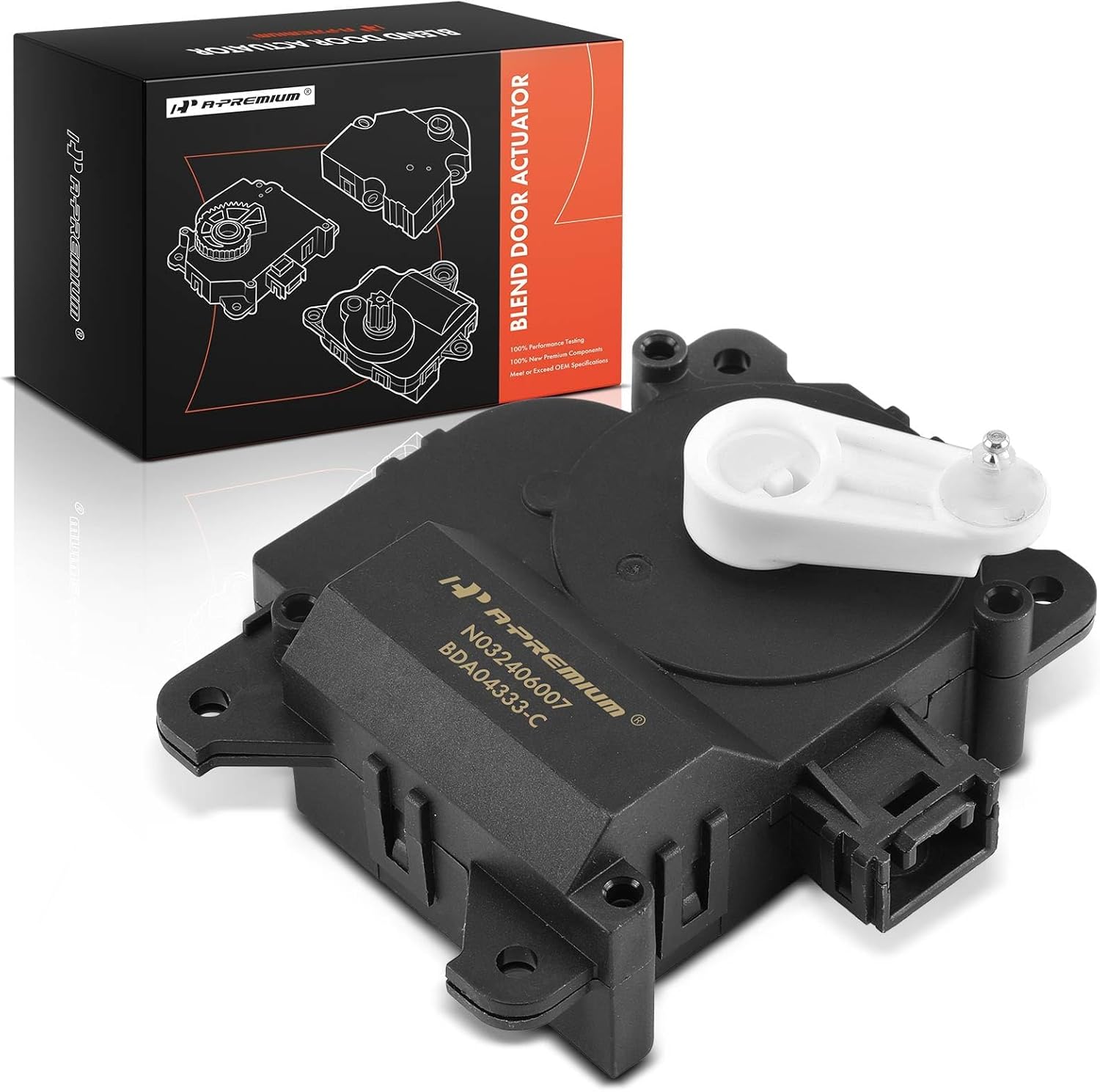 A-Premium HVAC Heater Blend Door Actuator Compatible with Toyota Tacoma 2001 2002 2003 2004, 4Runner 2000 2001 2002, Replace# 8710604030