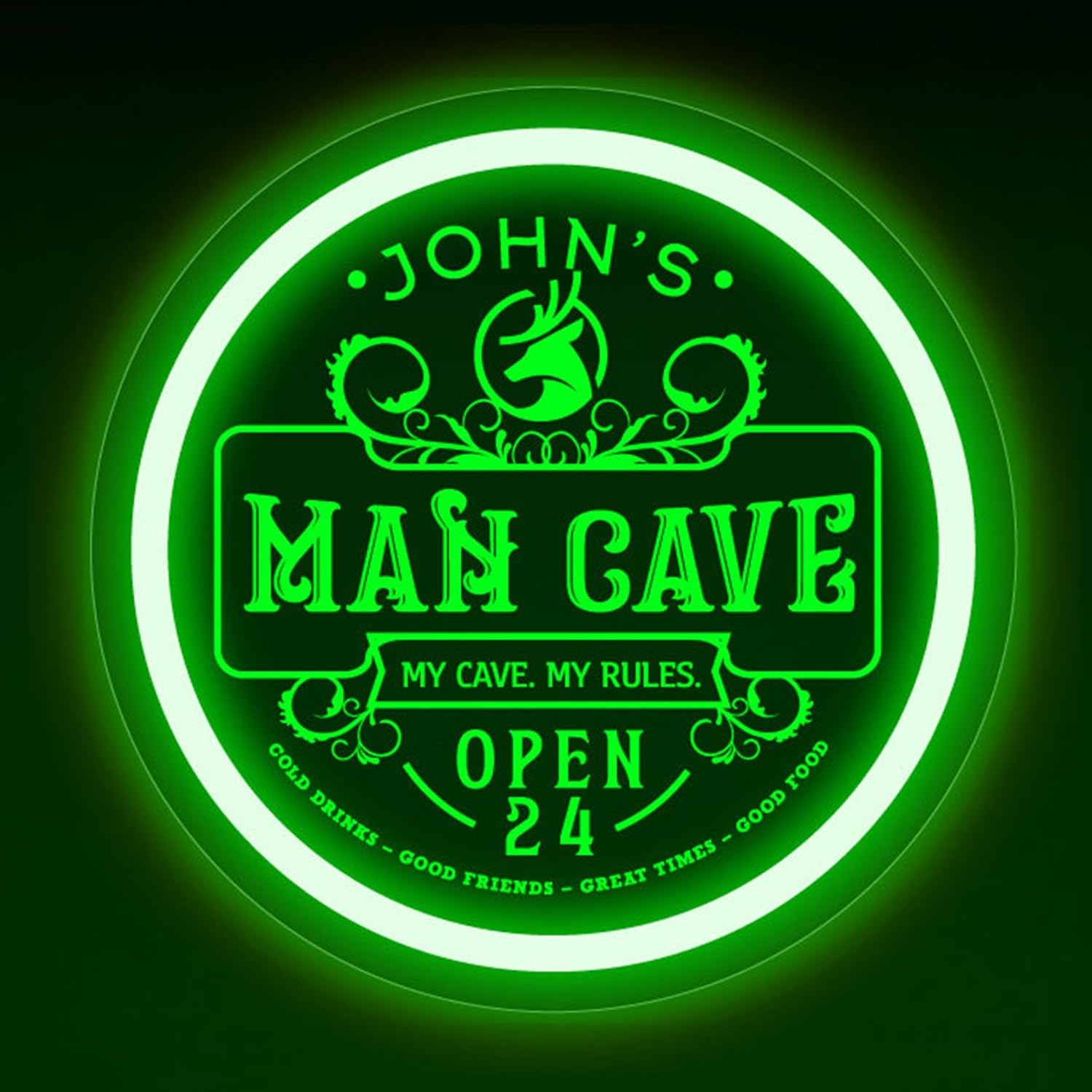 Man Cave Neon Signs, Personalized Man Cave Decor, Man Cave
