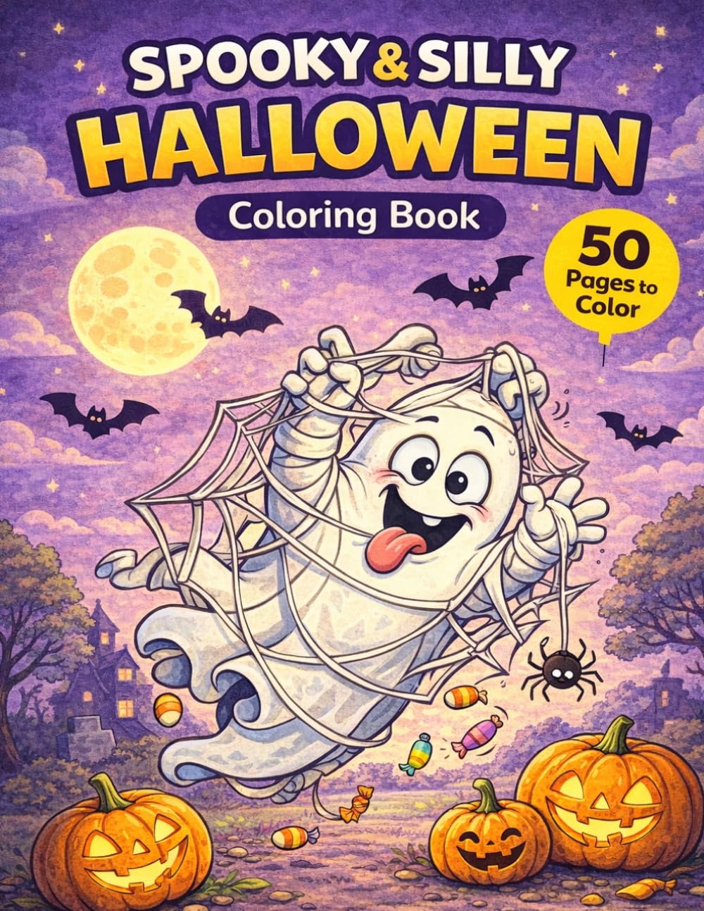 Spooky and Silly Halloween Coloring Book: Funny Vampires, Clumsy Ghosts, and Ridiculous Monsters Having the Worst Halloween Ever