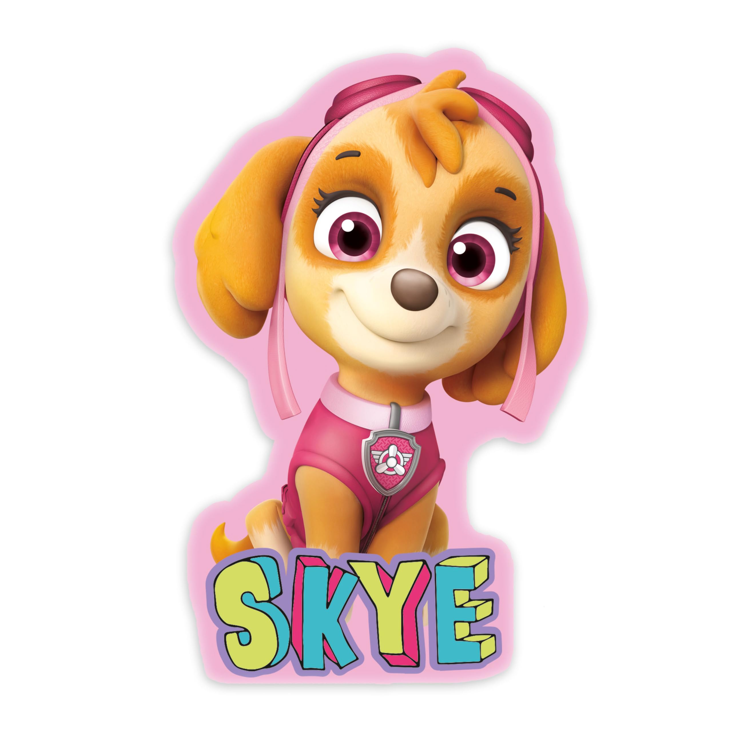 Herding poduszka konturowa Paw Patrol Skye, ok. 33 x 24 x 5 cm, poliester, poduszka formowana