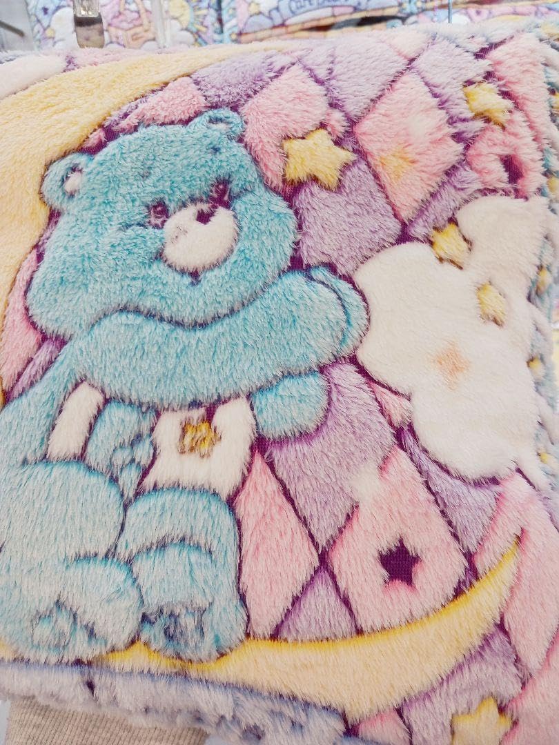 Amazon.co.jp: ケアベア 超BIGぬいぐるみ5ステンドグラス風クッション