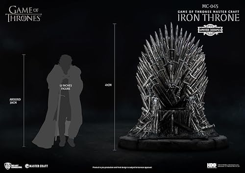 Miniatura 5 de Beast Kingdom Juego de Tronos Trono de Hierro MC-045 Maestro Artesanía Estatua Multicolor 16 pulgadas
