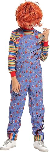 Miniatura 3 de Spooktacular Creations Disfraz de Chucky de Halloween para niño, disfraz de muñeca de película de terror poseído para fiesta de disfraces para niños