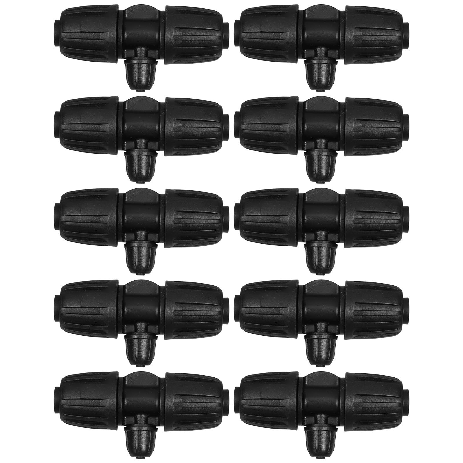 Riego por goteo para jardines eficientes con conectores en T de 1/2 a 1/4 pulgada PRETYZOOM
