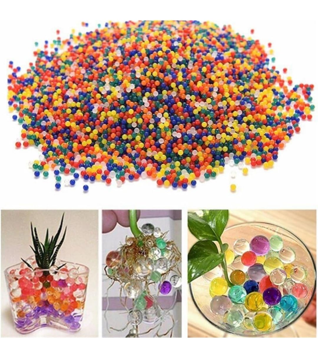 3000 Pcs Multicolor Round Plastic or Rubber Jelly Beads for Decoration-image-14