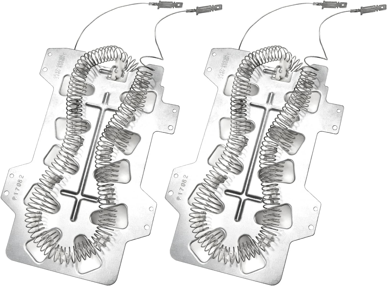 2 PACK DC47-00019A Dryer Heating Element Replacement Part Samsung Dryers ReplacesReplaces DC47-00019A, DV45H7000EW/A2 DV40J3000EW/A2 DV42H5000EW/A3 DVE50M7450W/A3 DV42H5200EW/A3 DV48H7400EW/A2-Sikawai