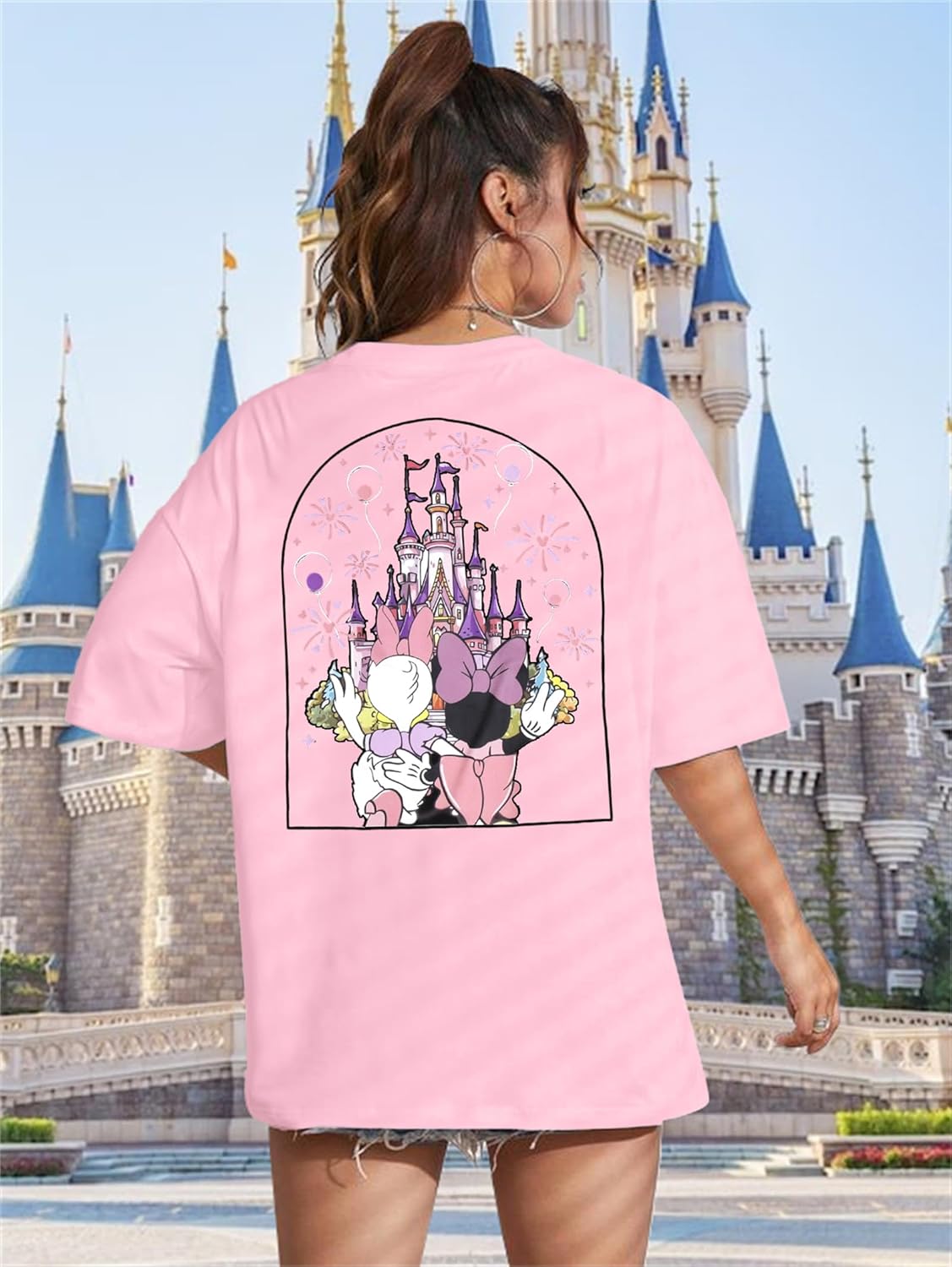Magic Kingdom Shirt Women Girls Just Wanna Have Fun Shirt Girls Trip T-Shirt Cute Magical Tee Summer Vacation Tops - Image 5