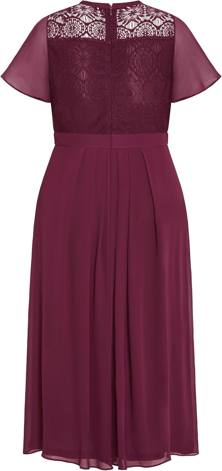 City Chic Womens Cocktail Dress - Lace Zara - Image 4