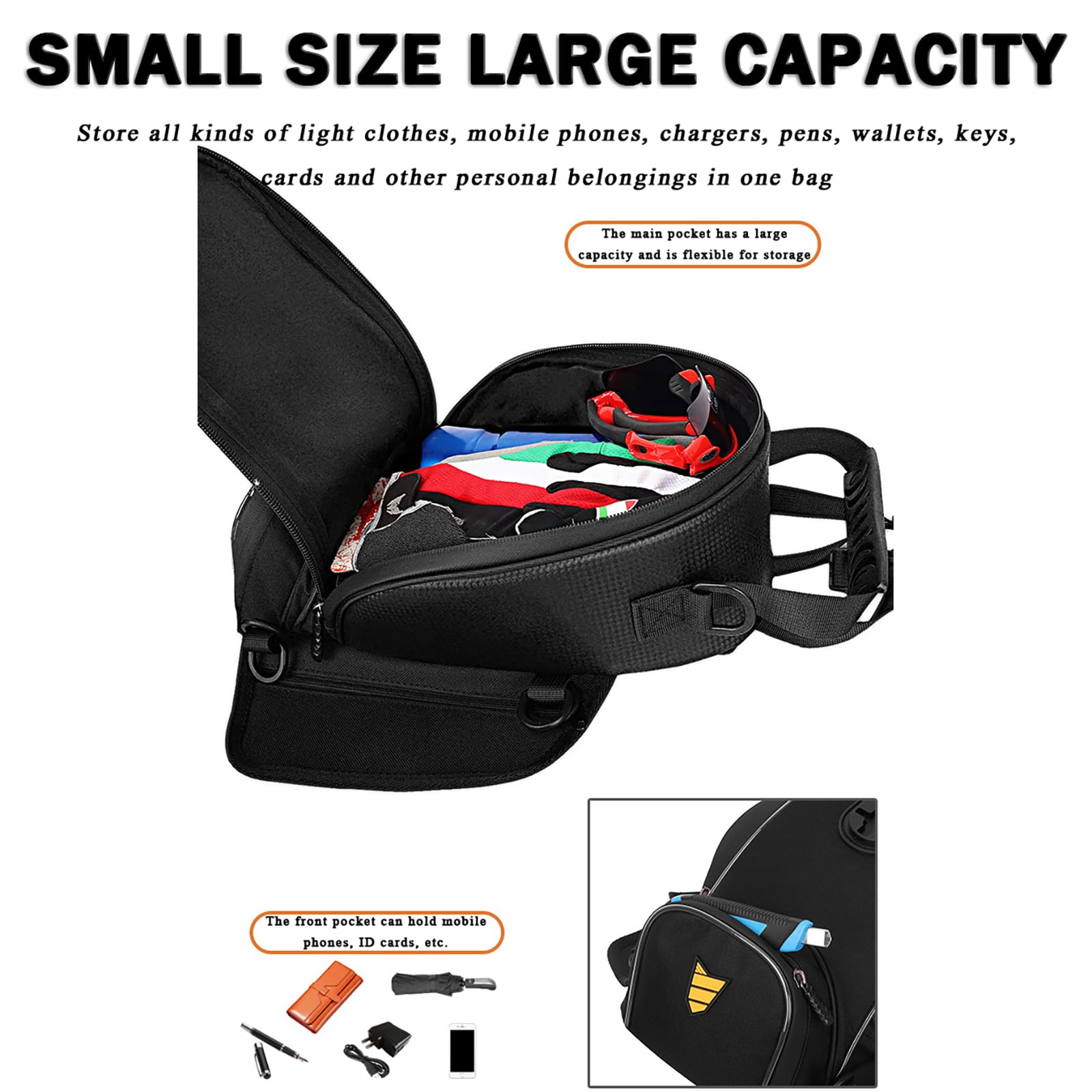 Amazon.com: Motorcycle Tank Bag for Kawasaki Ninja ZX 14 2006-2019