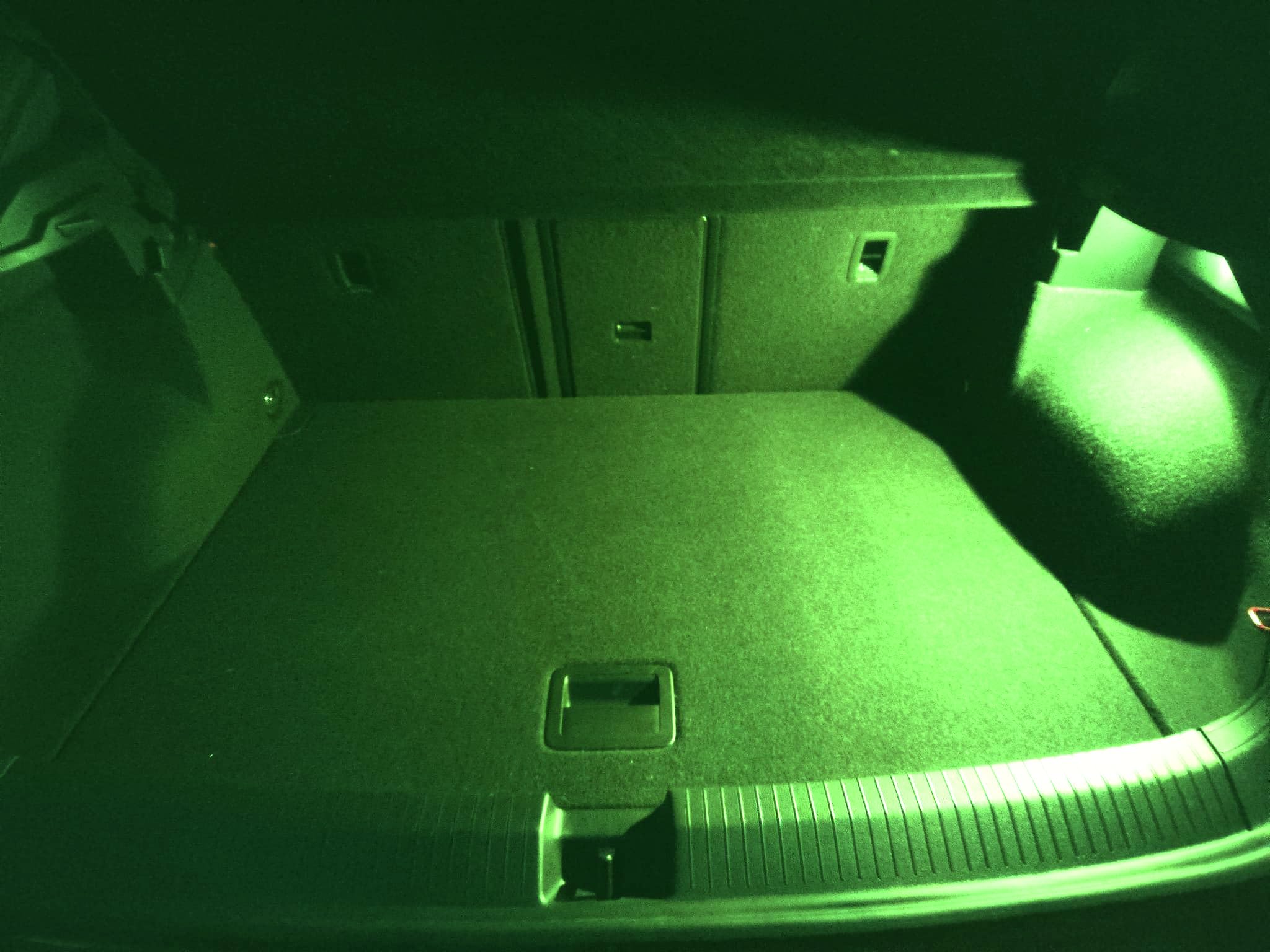 Onwomania Juego de iluminación interior LED SMD compatible con VW Tiguan l 1 / interior interior/verde 19 LED