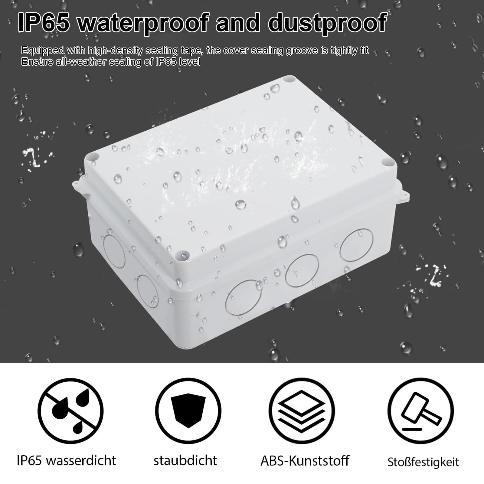 Nizirioo Boite De Derivation Etanche Ip65, Boite De Derivation, Boite