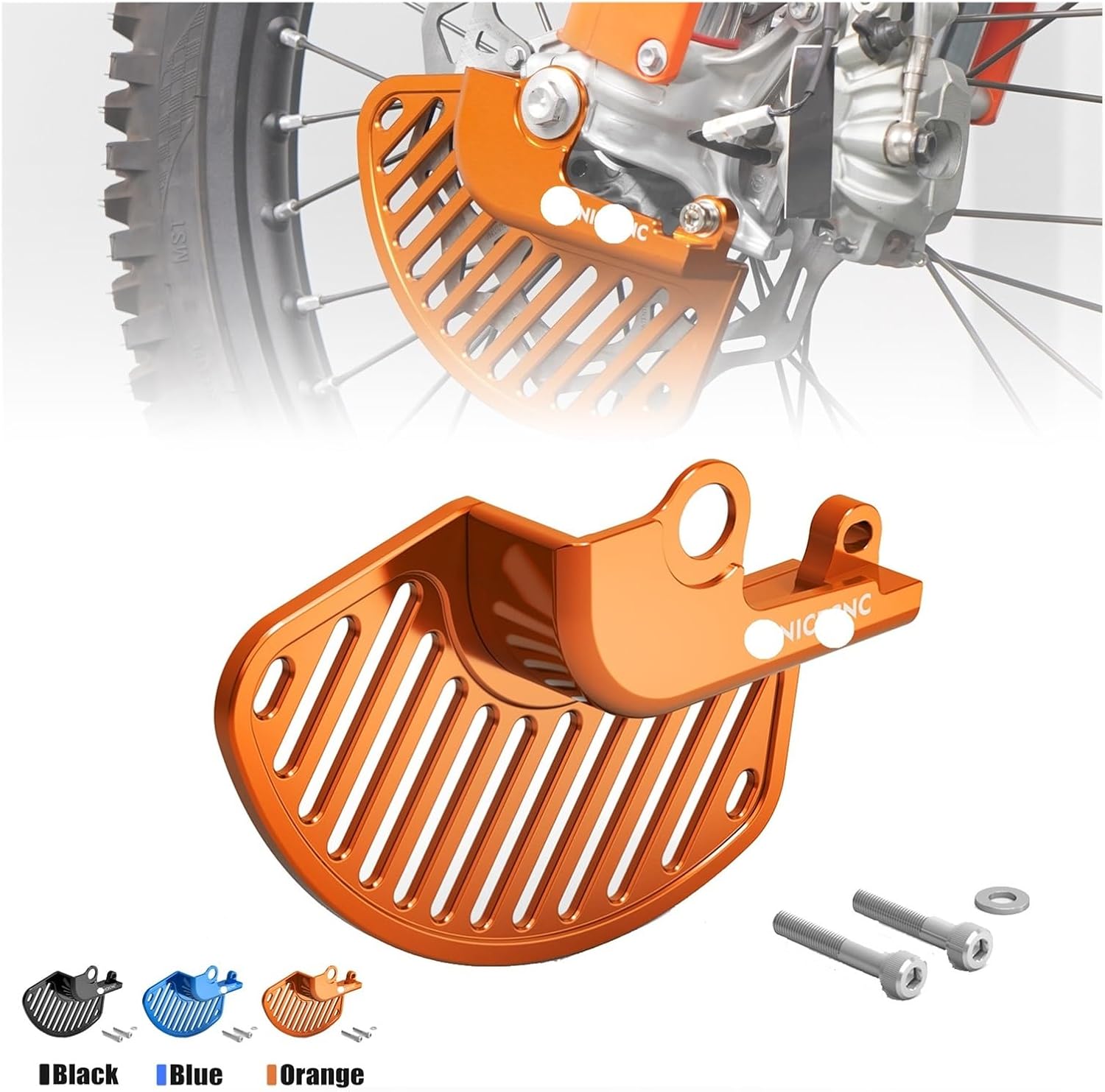 Compatible With 2025 2024 KTM EXC 300 EXC 250 XCW 250 300 EXC 350F 450F 500F XCF-W 450 Six Days XW-F 500 Motorcycle Front Brake Disc Guard(Blue)