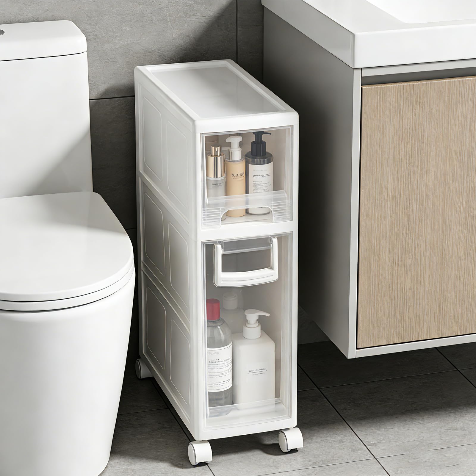 Rangement fin de salle de bain pour optimiser les petits espaces intérieurs