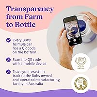 Vista 8 de Bubs Goat - Bebida nutricional para niños pequeños, fórmula suave a base de leche de cabra entera sin OGM, para niños de 12 a 36 meses, 20 onzas