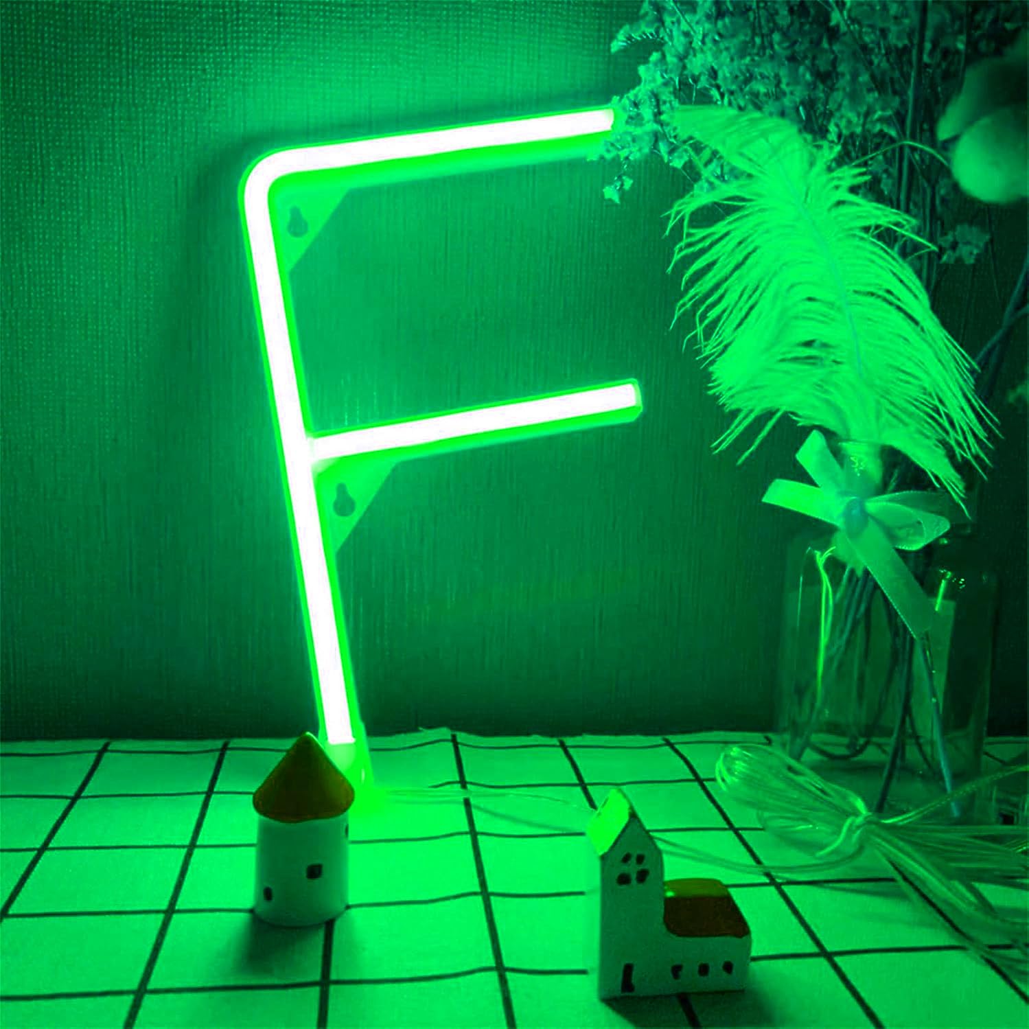 LED Marquee Letter Lights, Light Up Letters Glitter Alphabet Letter Sign Battery Powered for Night Light Birthday Party Wedding Girls Gifts Home Bar Christmas Decoration