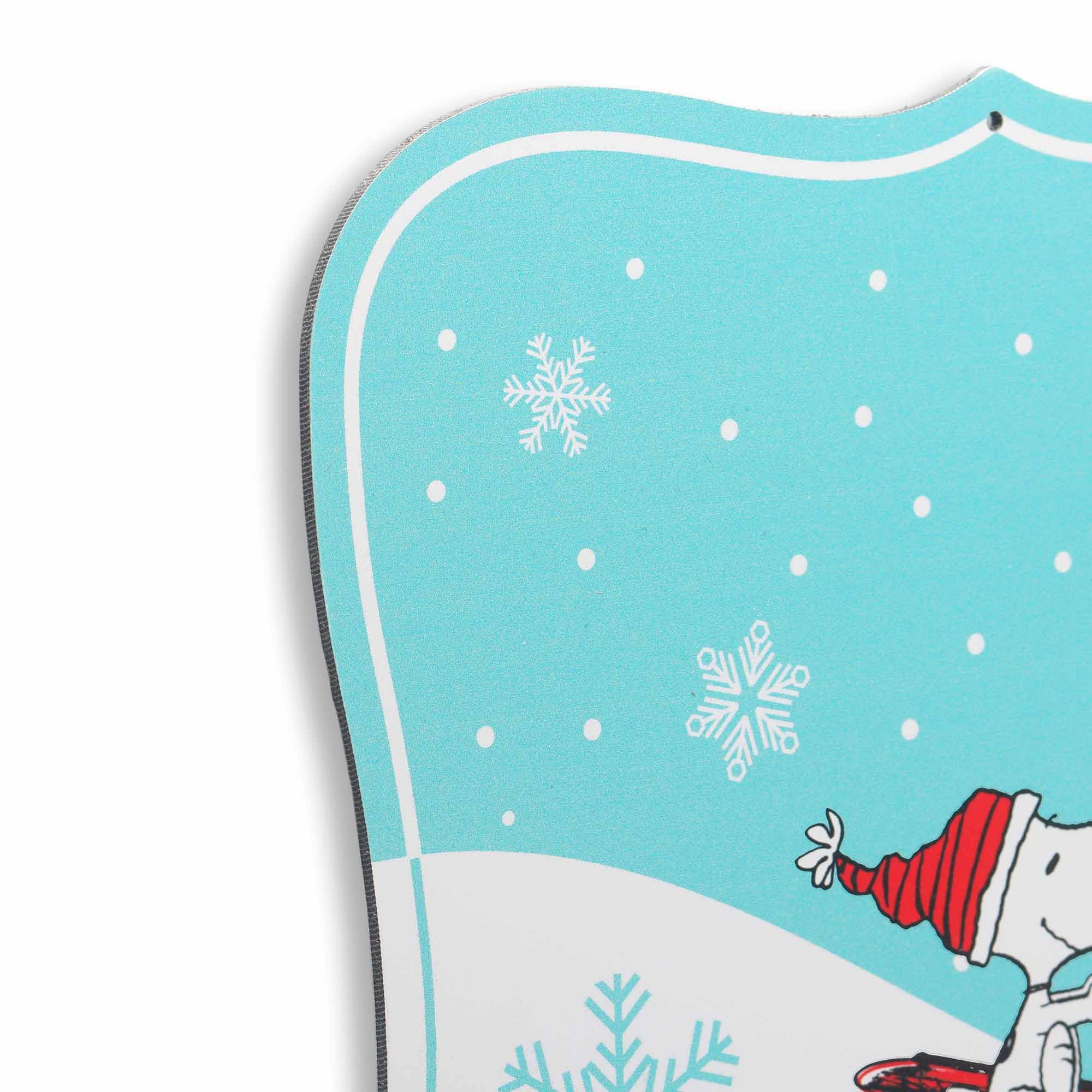 Amazon.com: Peanuts Snoopy and Woodstock Let it Snow Metal Sign