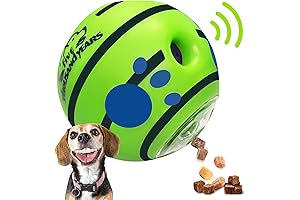Interactive Dog Treat Toys, Wobble Giggle Dog Ball Toy for Active Chewers