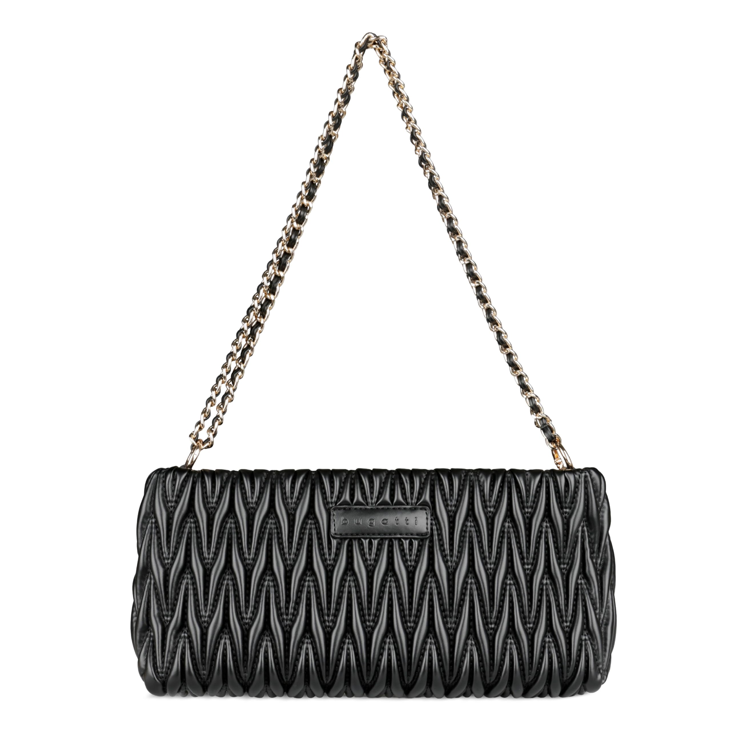 bugatti Mare 4.0 Damen-Handtasche aus Kunstleder, Schultertasche mit Kette, elegante Clutch in verschiedenen Größen und Farben