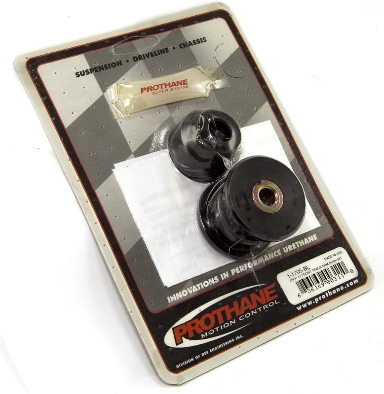 Kit de Buchas da Barra Panhard Dianteira Rugged Ridge em Poliuretano Preto para Jeep Wrangler TJ 1997–2006 – Par