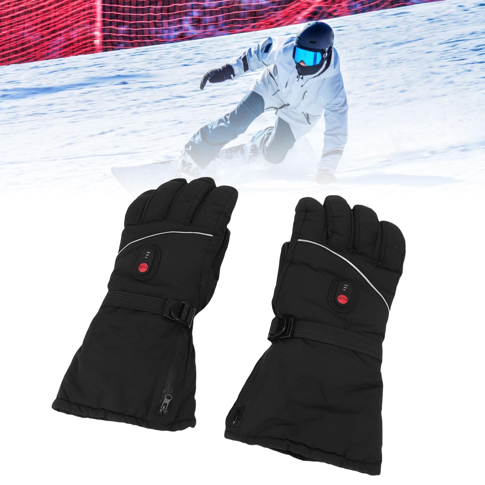 Guanti riscaldati Touchscreen elettrico Sci invernale da ciclismo | Batteria AA da 5 W per uomo donna sport all'aria aperta ciclismo invernale sci motociclismo