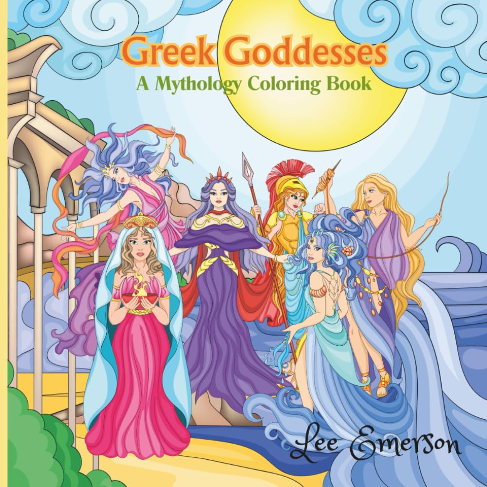 Greek Goddesses: A Mythology Coloring Book