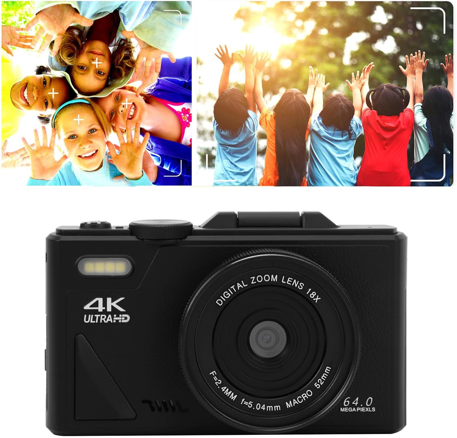 71xAJrR2NaL._AC_SL1500_ Câmera digital, câmera retrô UHD 64MP 4K com tela IPS flip out de 3 polegadas, antivibração de zoom de 18x, câmera lenta, função de webcam, câmera vlog compacta para meninos e meninas (preto)