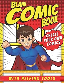 blank comic book: Create Your Own Comic story , Blank Comic Panels with various templates