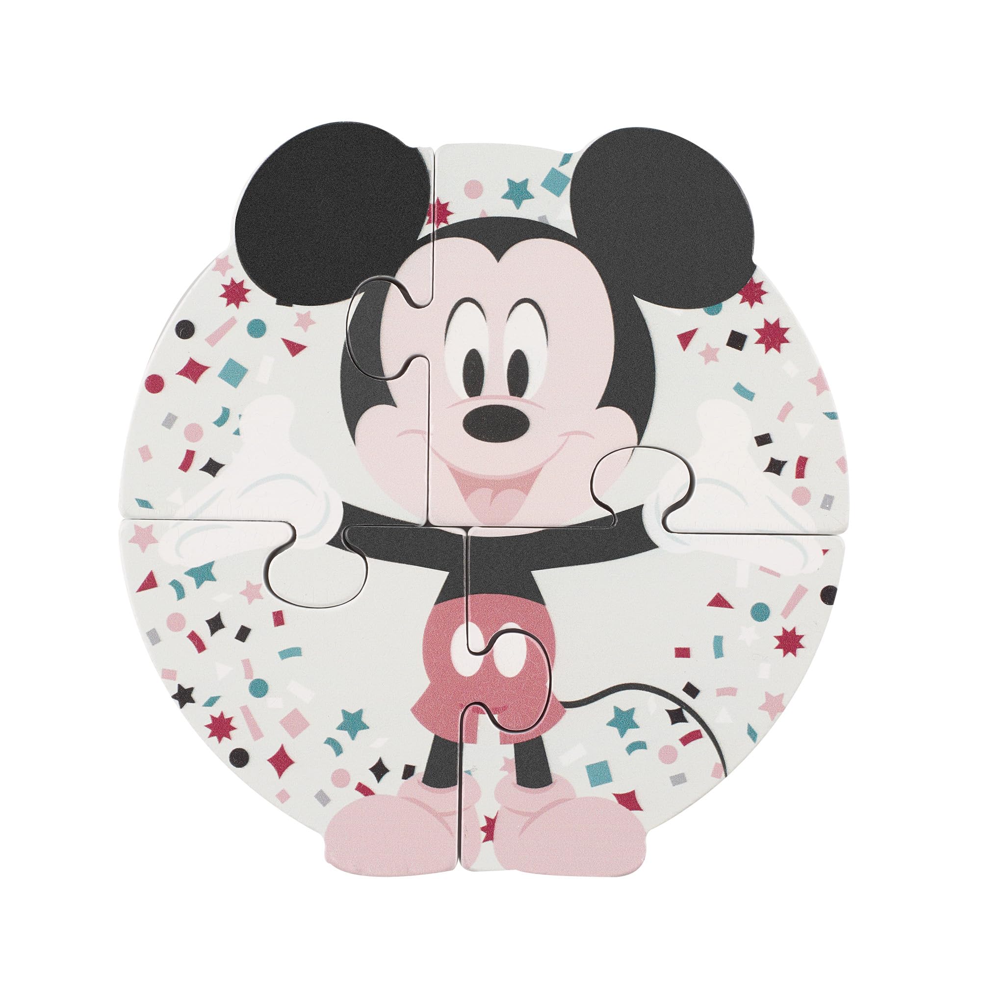 Disney 100th Anniversary Mickey Mini Wooden Puzzles, My First Puzzles, Jigsaw Puzzle Games, Montessori Educational Toys For 1 Year Old + Toddler - Official Licensed Disney Gifts by Orange Tree Toys