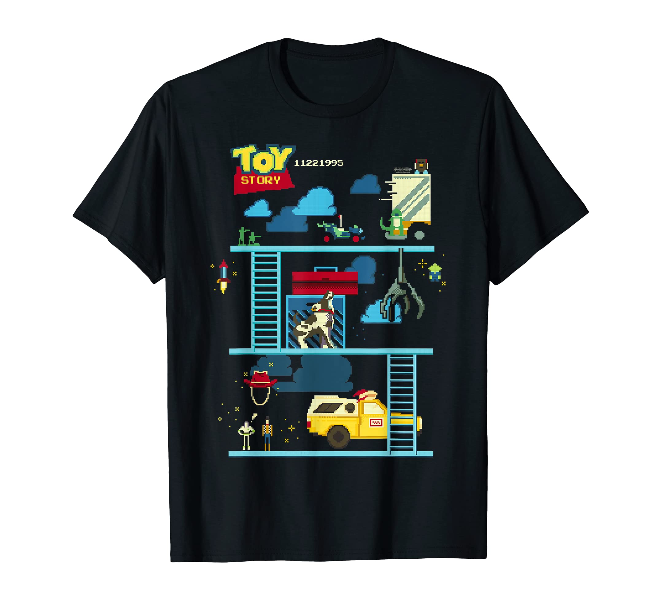 DisneyPixar Toy Story 8-Bit Game T-Shirt