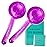 MontBeauty Ice Globes for Face, Freezer Safe and Highly Effective Facial Globes for Daily Beauty Routines, Face Roller to Tighten Skin, Reduce Puffiness, Enhance Circulation and Complexion (Purple)