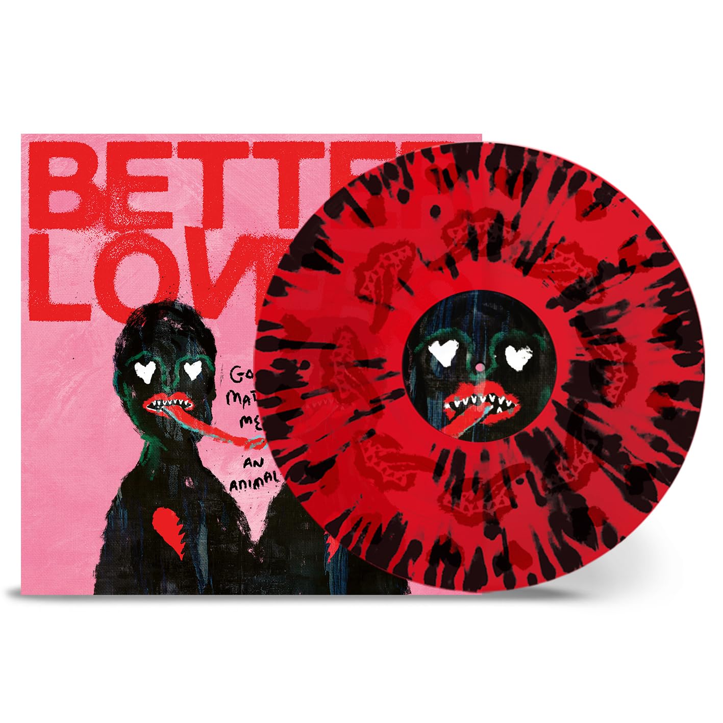 Better Lovers - God Made Me an Animal Limited Edition Splatter Vinyl 12"" Album