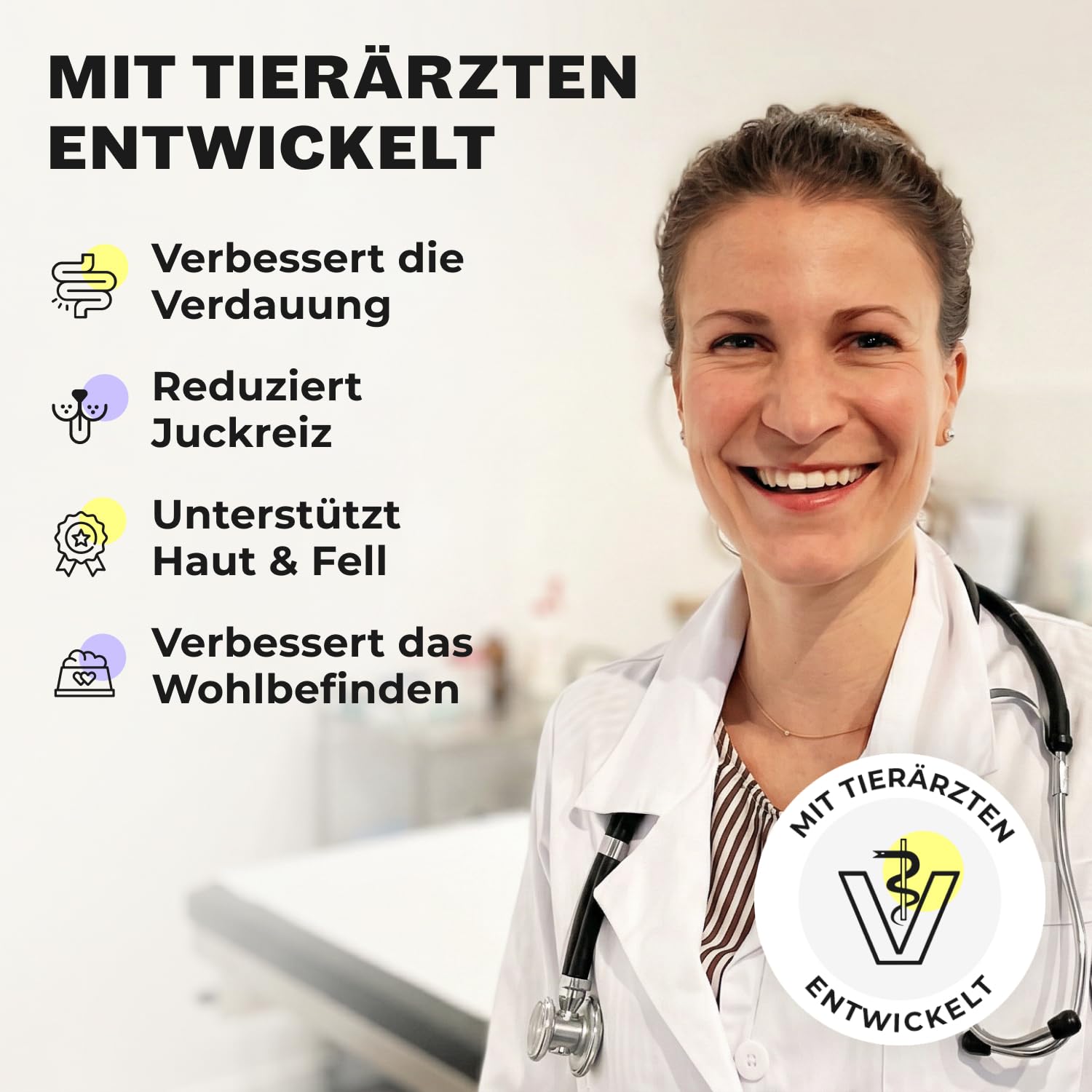 HEY HOLY Sensitives Hundefutter Pferd | Hypoallergenes, getreidefreies Hundefutter trocken für ernährungssensible Hunde | Maximale Verträglichkeit durch allergenreduzierte Rezeptur, natürliche Zutaten