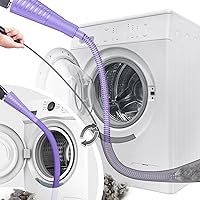 Vista 10 de Sealegend V2, Kit limpiador para la ventilación de la secadora con guía de alambre para manguera de vacío, cepillo para remover pelusas,potente Negro