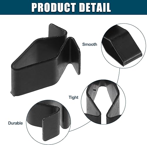 Miniatura 3 de ACROPIX Interruptor de panel de tablero de consola interior, bisel lateral de la puerta, cajuela de metal, clip de sujeción para Volkswagen para