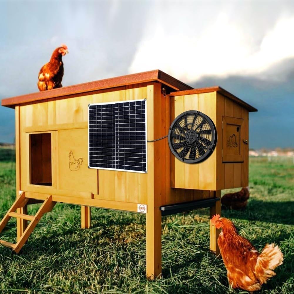 Monocrystalline Solar Panel Fan 20W High Efficiency