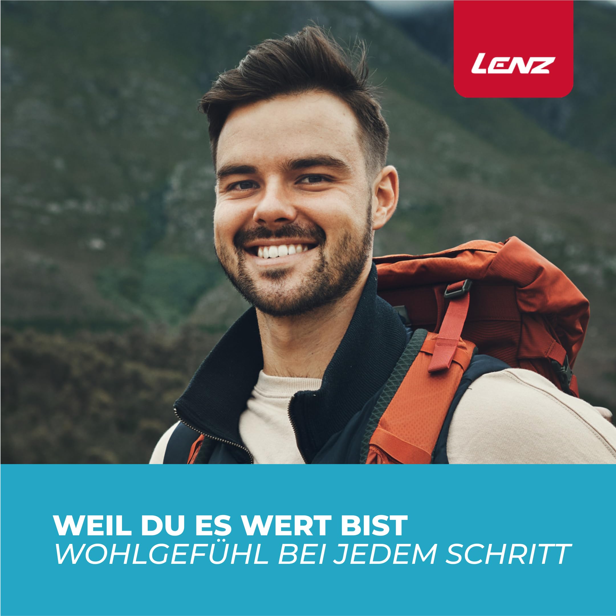 Lenz Think About Men Socken Herren: Nachhaltige, weiche und langlebige Herrensocken, extra weiches Bündchen, flache Nähte, gekettelte Sockenspitze
