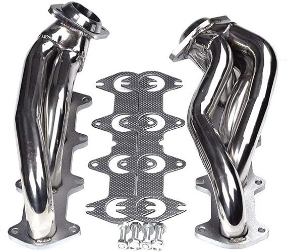 BLACKHORSE-RACING Headers shorty exhaust headers with 2.25-inch outlet size