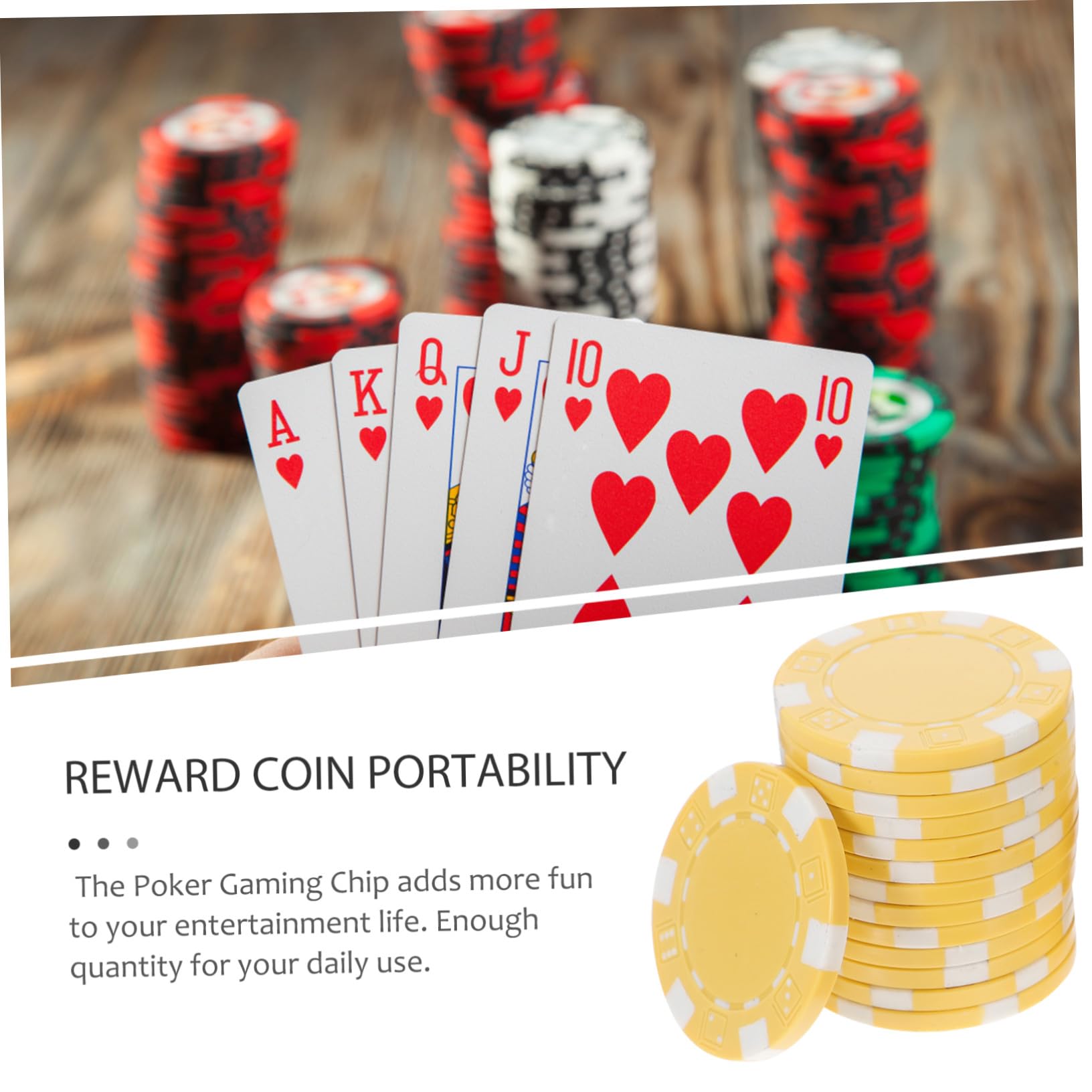 50 Weiße Zählchips aus Kunststoff Rund zum Addieren und Subtrahieren für Mathelernen und Poker