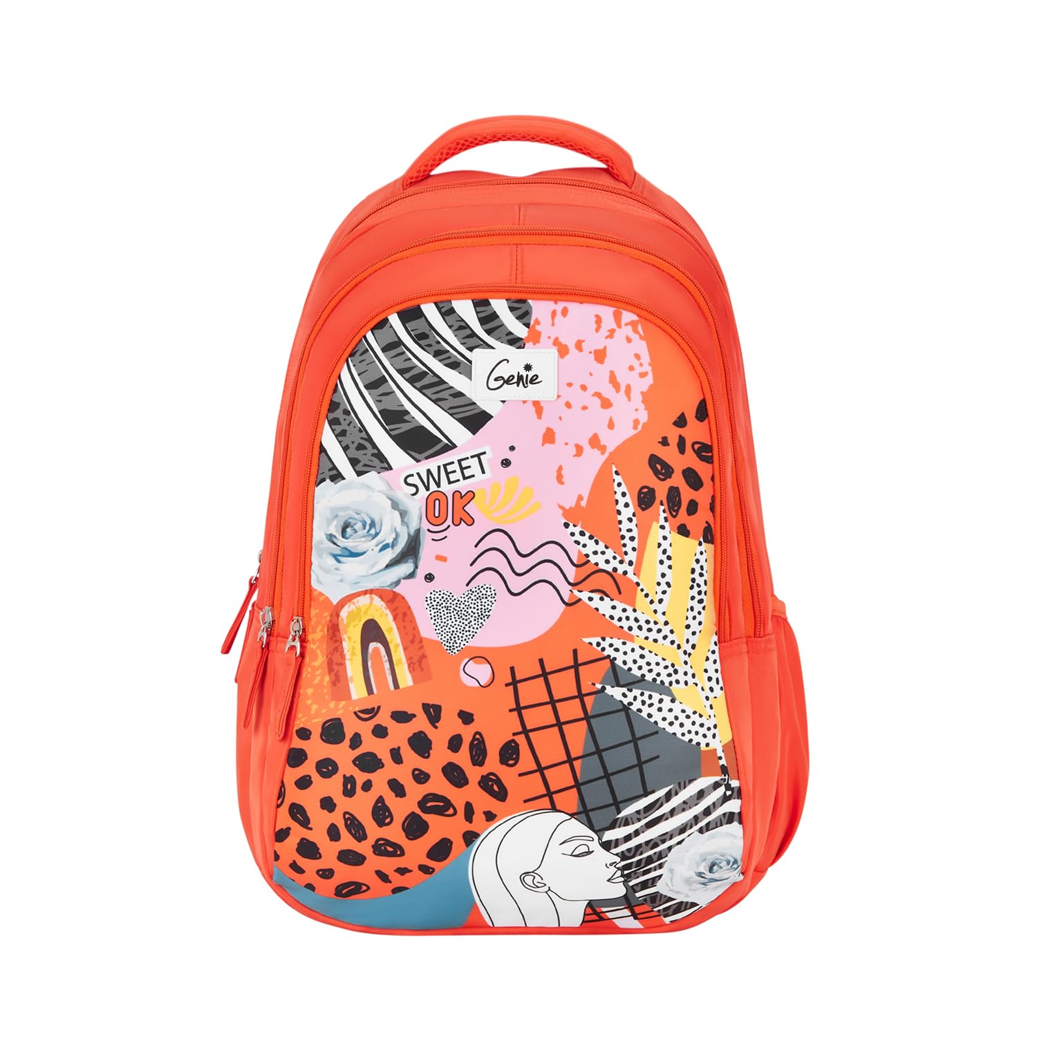 Buy Genie Sweet Laptop Backpack for Women, 3 compartments, Stylish and